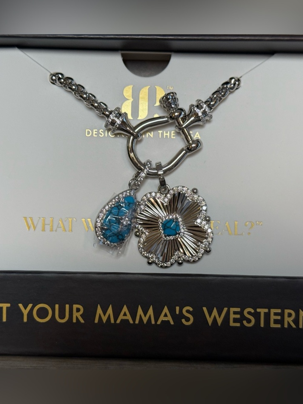 Bomb Party Outlaw Necklace. “Don’t Chase Me” Brand New!